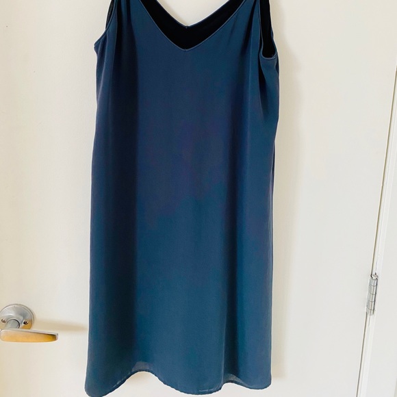 Zara charcoal chiffon shift dress - Picture 7 of 9
